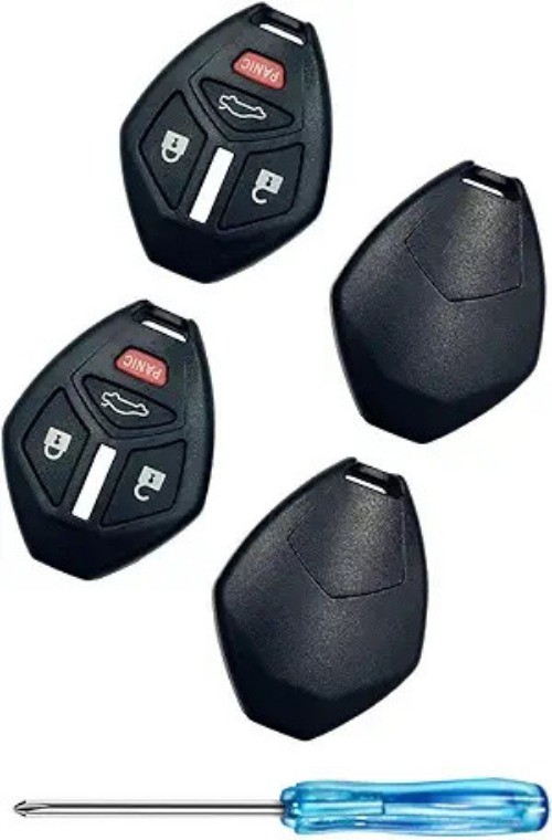 Replacement Smart Keyless Entry Remote Control Key Fob Ca Model: 4 Button-2pcs