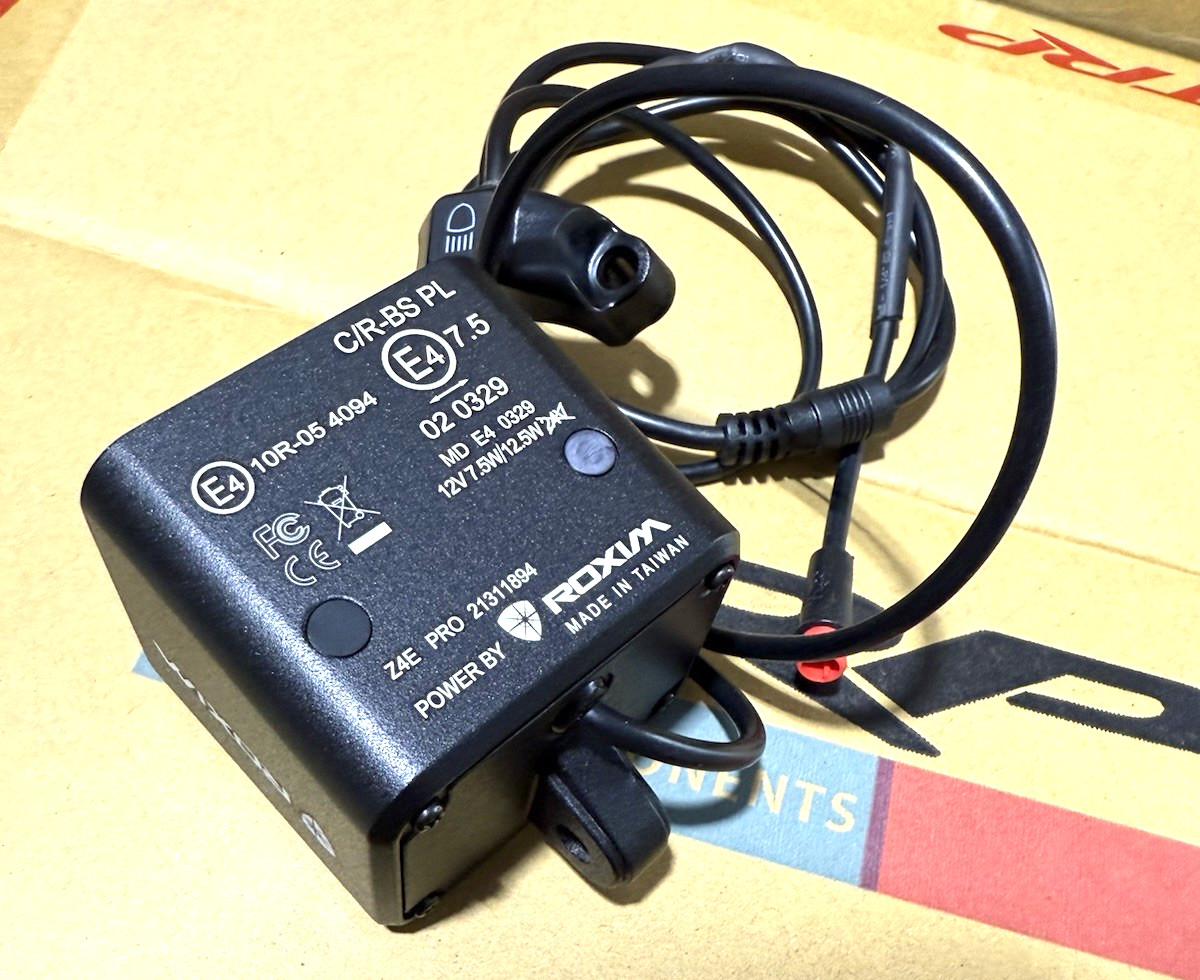 Roxim Stromer Super 73 E-Bike Front Light Z4E Pro w/ RB3 Button (OEM) *NEW*