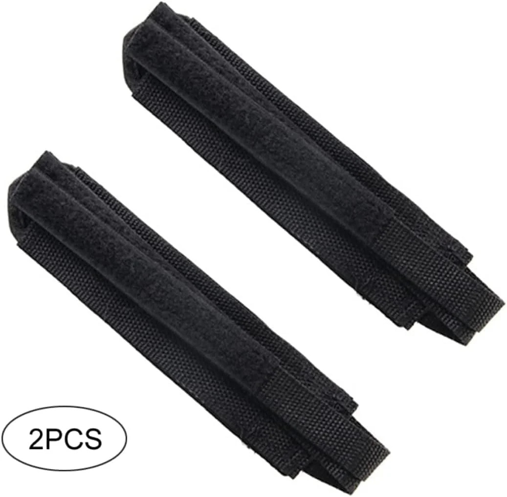 2Pcs Black Beam Strap Pedal Straps Cycling Kids Bike Foot Pedal Straps Toe Clips