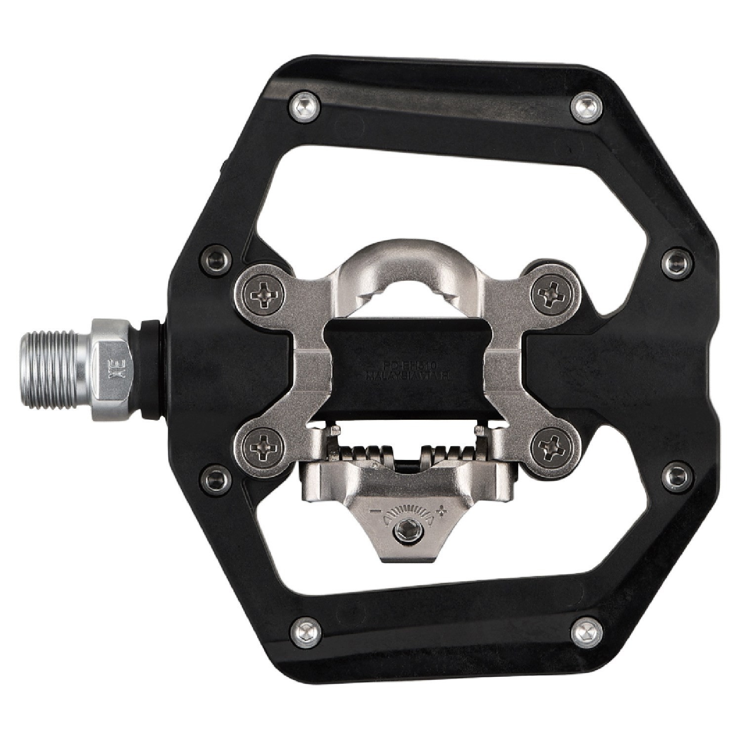 Shimano PD-EH510 Hybrid SPD / Platform Pedals – 111 x 96 mm Black