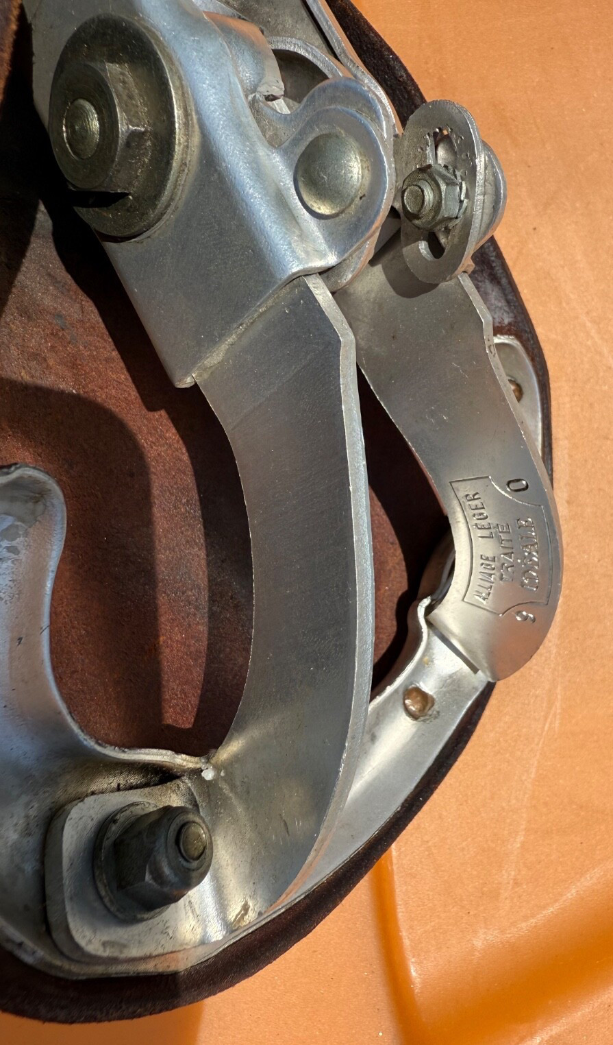 Ideale 90/Aluminum Daniel Rebour Autographed Saddle «special competition» Brown
