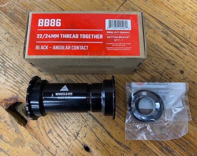 New BB86/92 Thread Together Angular Contact BB for 24/22mm (SRAM) Cranks
