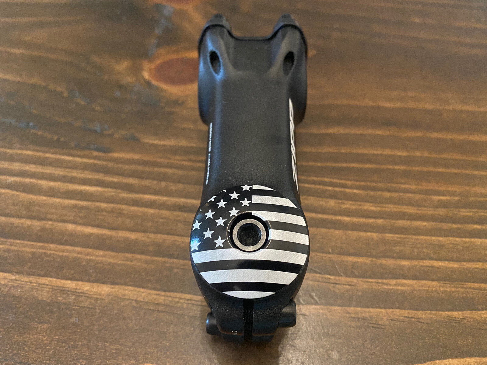 American Flag – Threadless Bicycle Headset Stem Cap 1 1/8 USA Black
