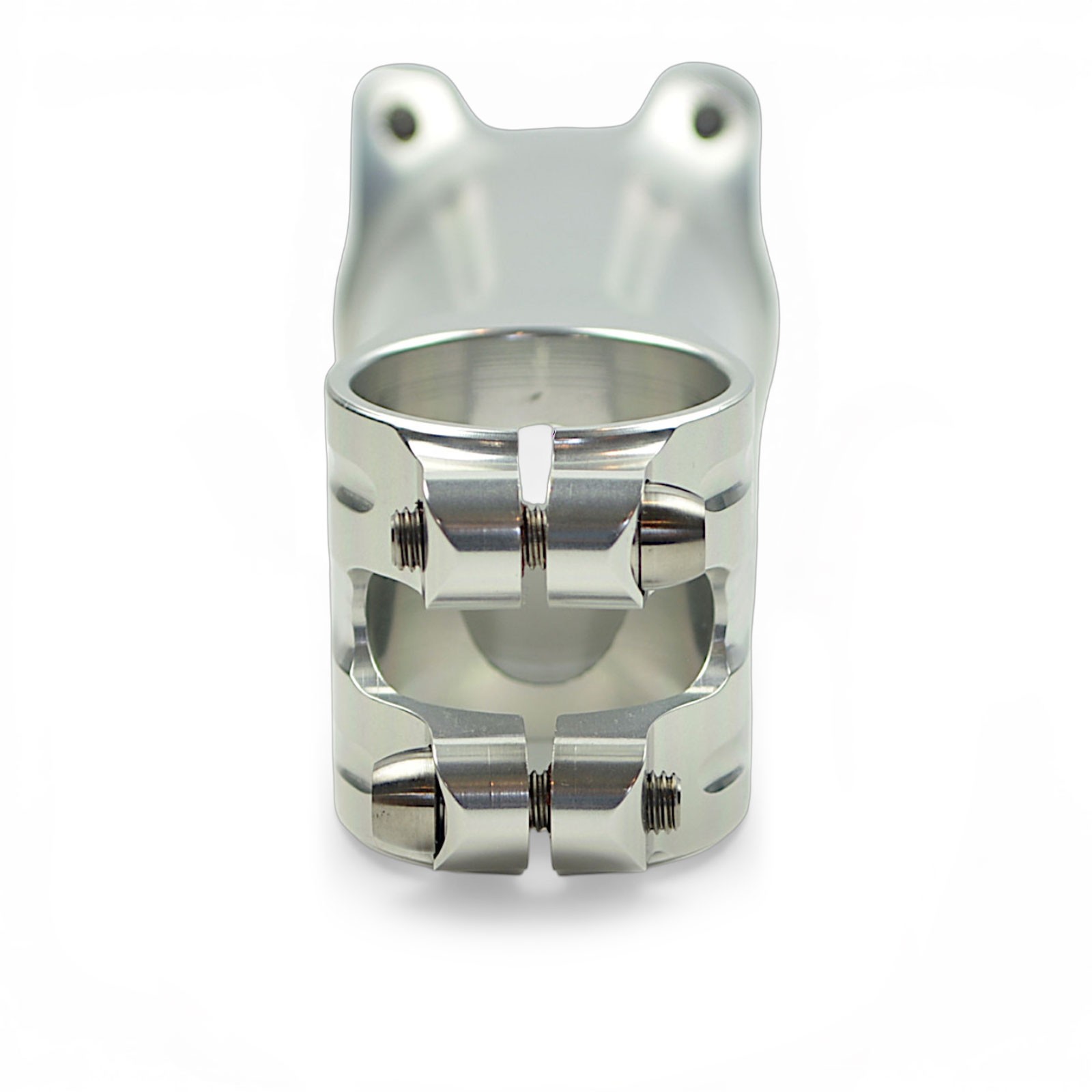 31.8x120mm OMNI Racer WORLDS LIGHTEST RACE-Lite Handlebar Stem & Ti Bolts SILVER