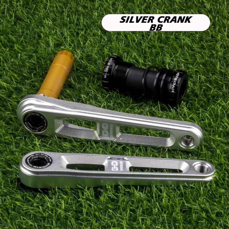 Road Bike Hollow Tech Crankset 52-36T 165mm Crank with Bracket Double Chainring
