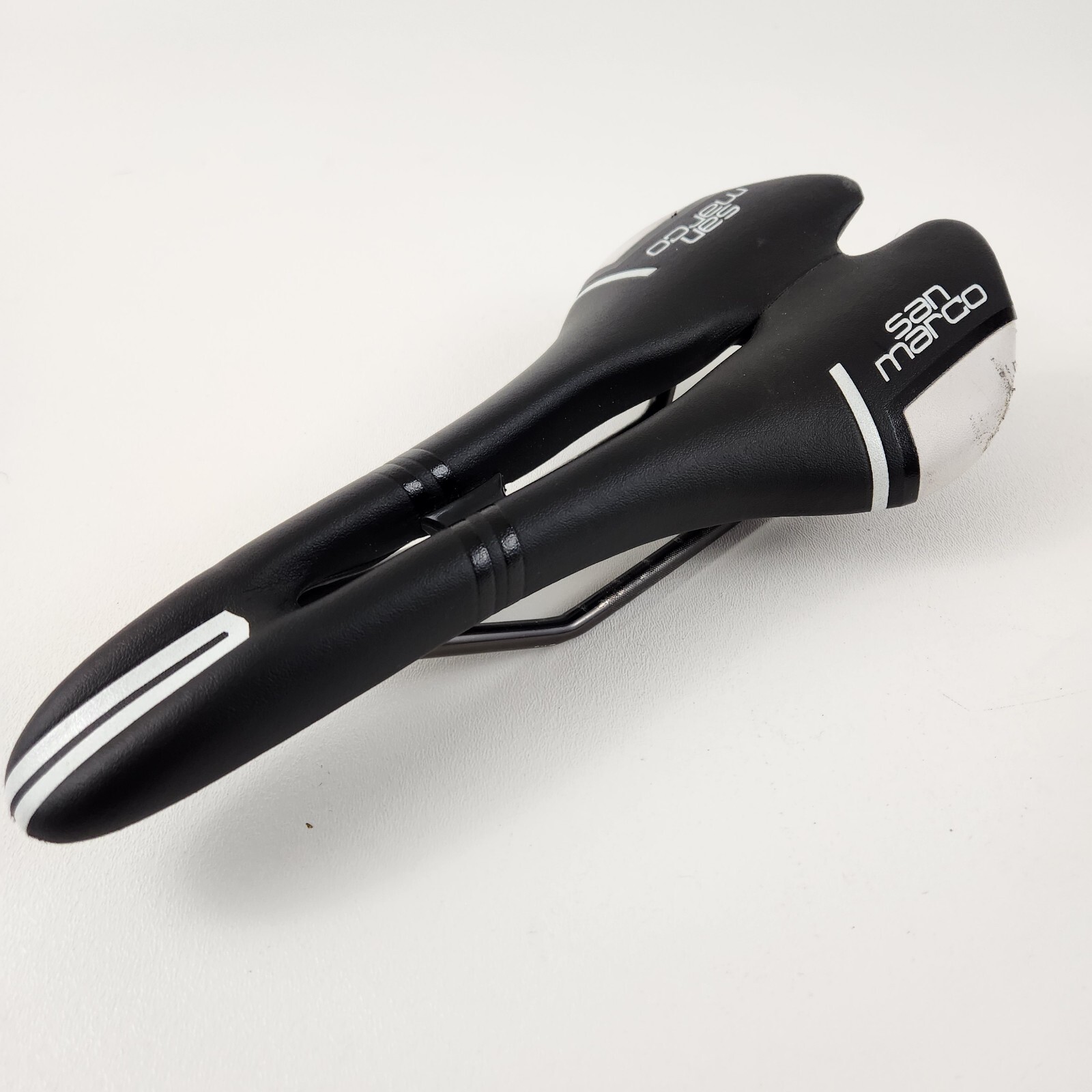 Selle San Marco Saddle Aspide 2 open 278mm 134mm Road bike Black Xslite Rails