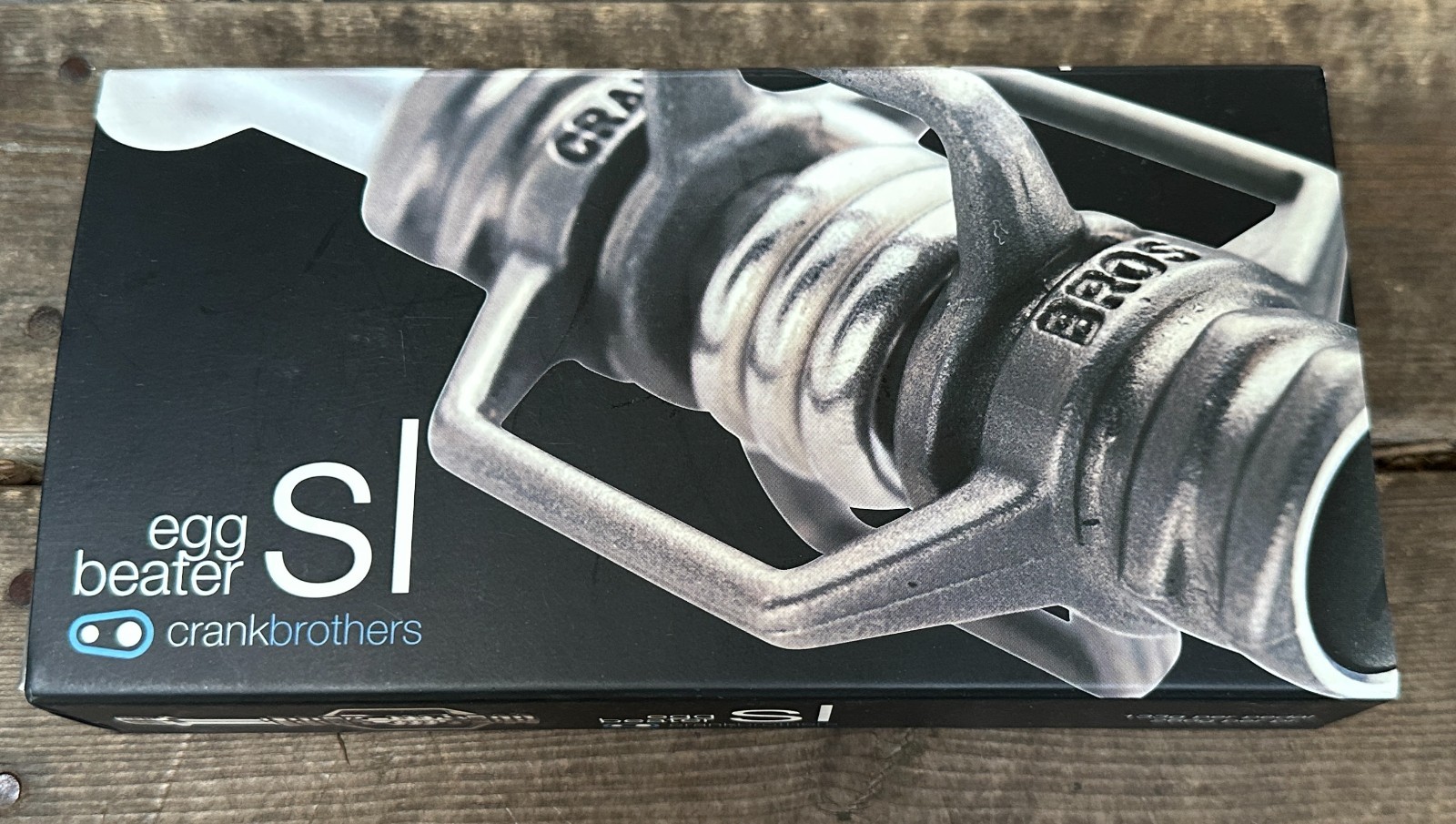 crankbrothers Eggbeater SL Clipless MTN Bike Pedals 9/16″ 2-Bolt Silver Blue XC