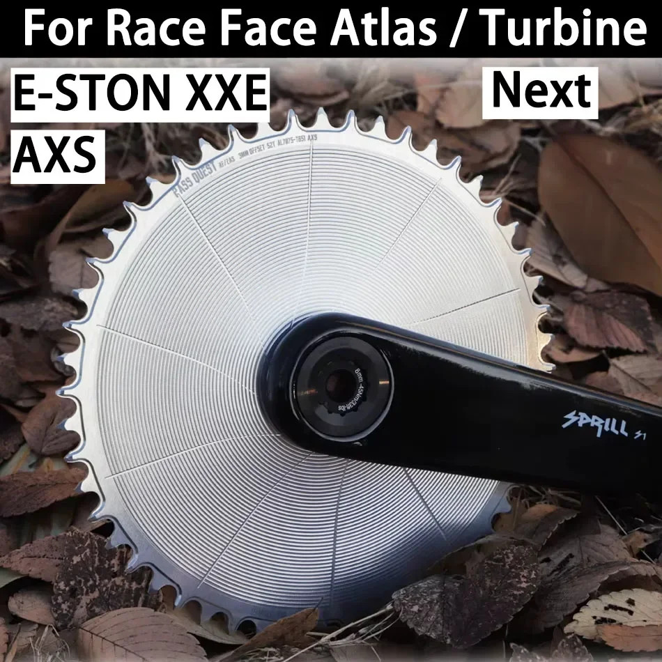 3mm Offset Direct Mounted Bicycle Chainring for Wide Narrow Teeth Chainwheel