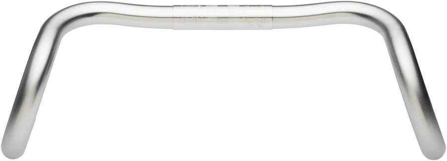 Nitto Randonneur Aluminum Drop Handlebar 42cm 25.4mm Silver with Upsweep &