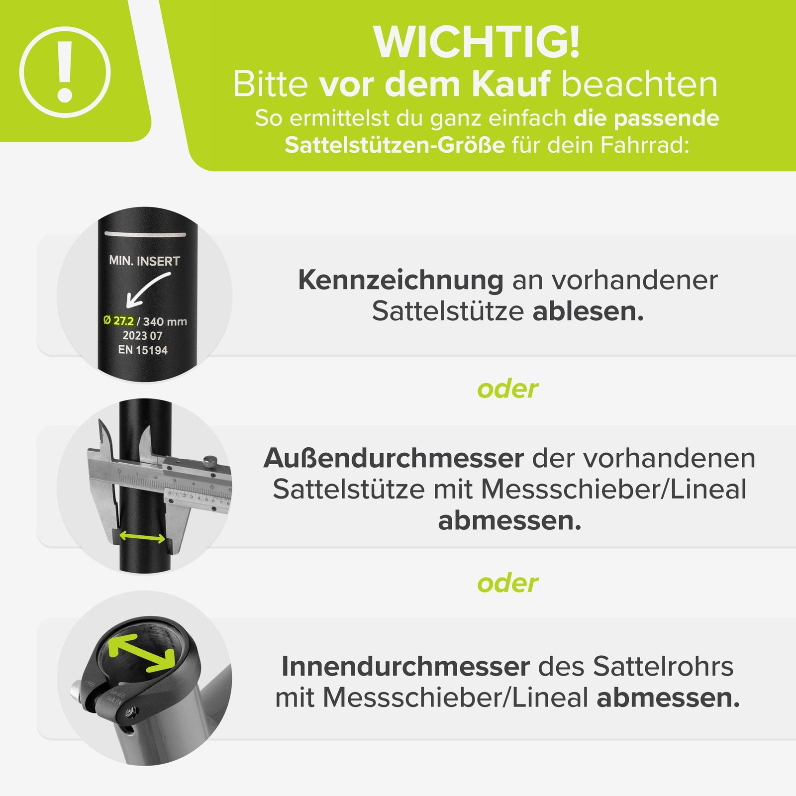 Sattelstütze 27.231.6mm Einfache Montage & Höhenverstellung Stange für Fahr…
