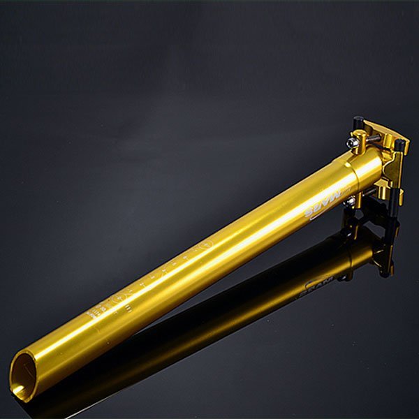 TMARS Lightweight Alloy Seatpost, 30.9 X 350mm, Gold