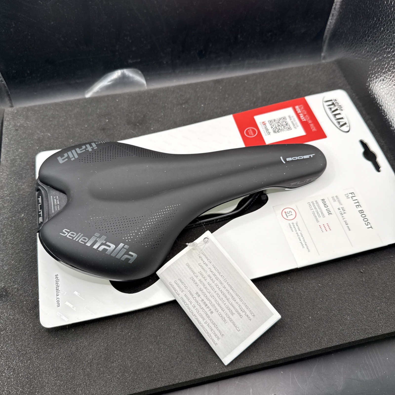 Selle Italia Flite Boost Tm 130mm S1 Mag Rails Cycling saddle seat (9419-23)