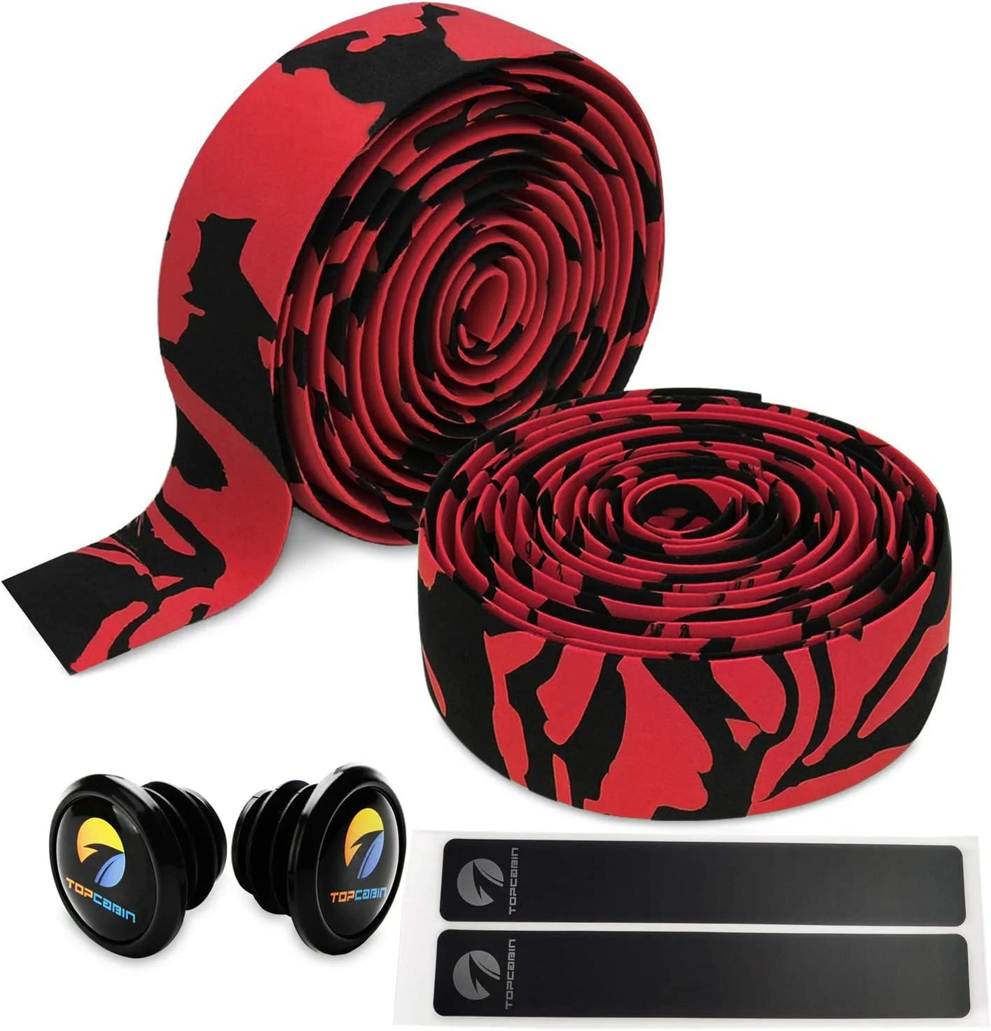 Comfort Gel Road Bike EVA Handlebar Tape Bike Bar Tape Camouflage Series Tape wi