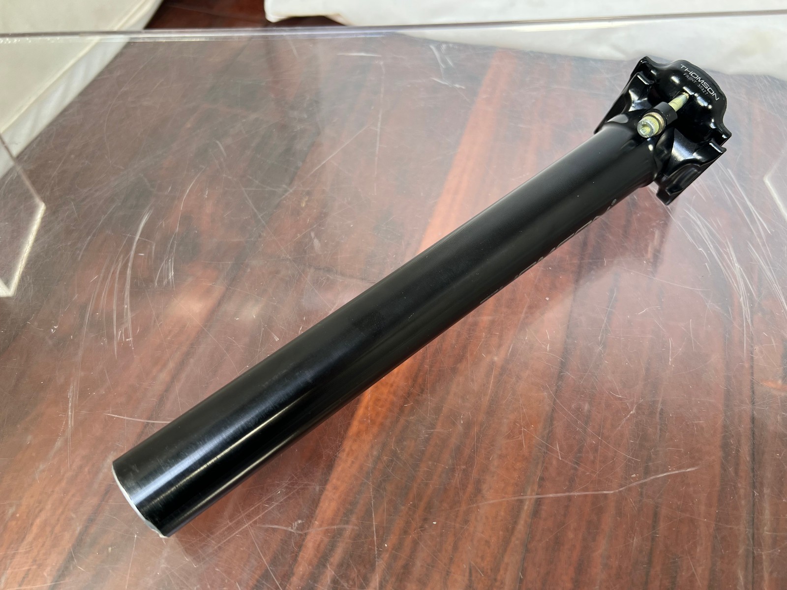 Thomson Elite 0 Setback Seatpost 30.9mm x 260mm (Cut) Black Made In USA