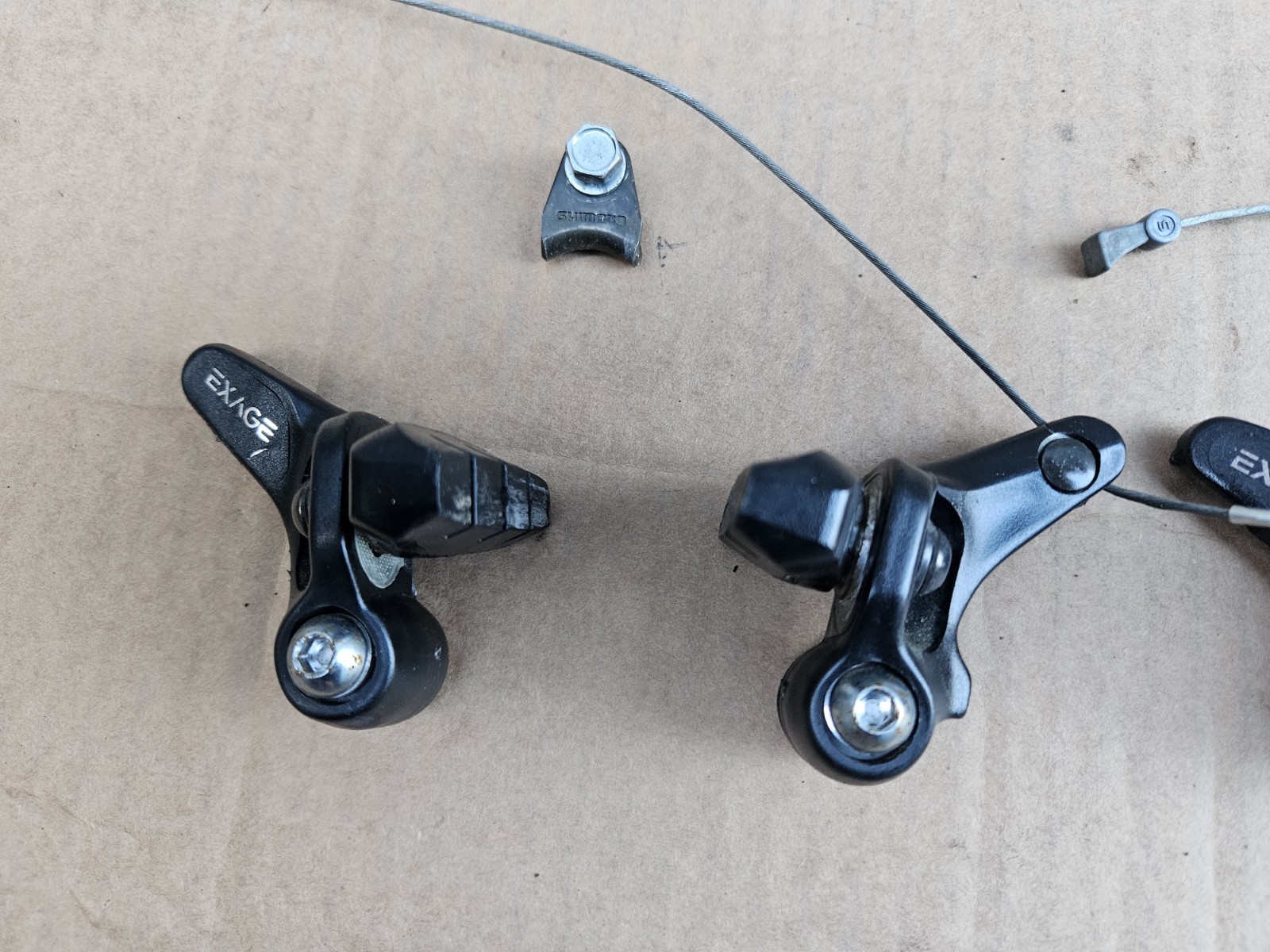 Shimano Exage Cantilever Brakes Front + Rear Set BR-M351 Black Japan low miles