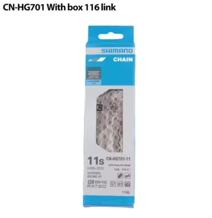 SHIMANO HG701 Chain 11 Speed CN-HG701 116L/120L/126L Road MTB Bicycle Chain