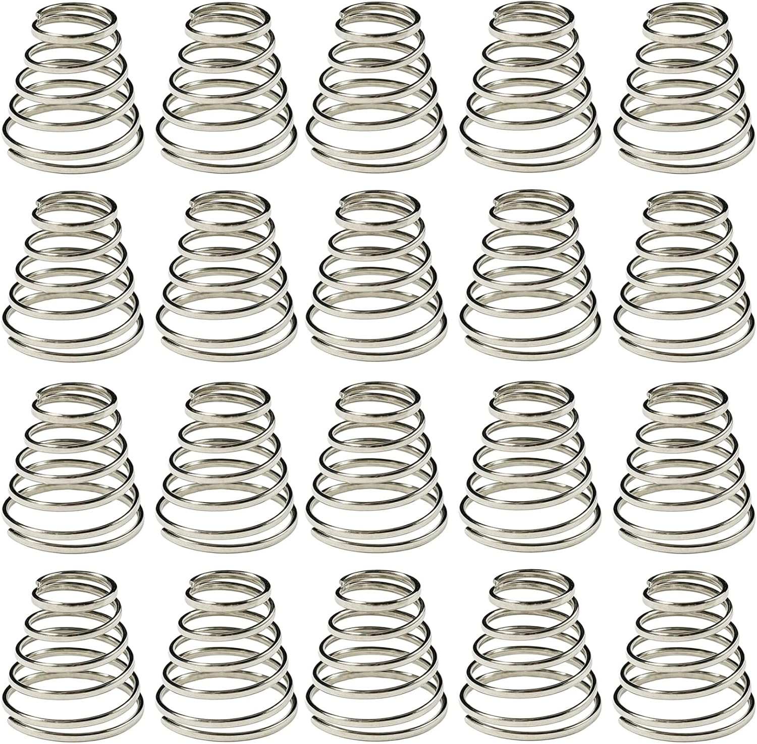 20 Pack Stainless Steel Universal Quick Release Bike Wheel Skewer Springs