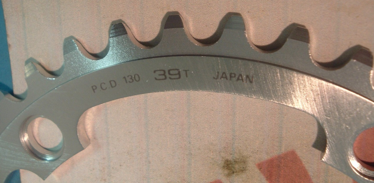 SunTour Japan Superbe Pro 39Tx 130BCD Road Chainring NEW/NOS 2×6/7/8/9-Spd-NIB