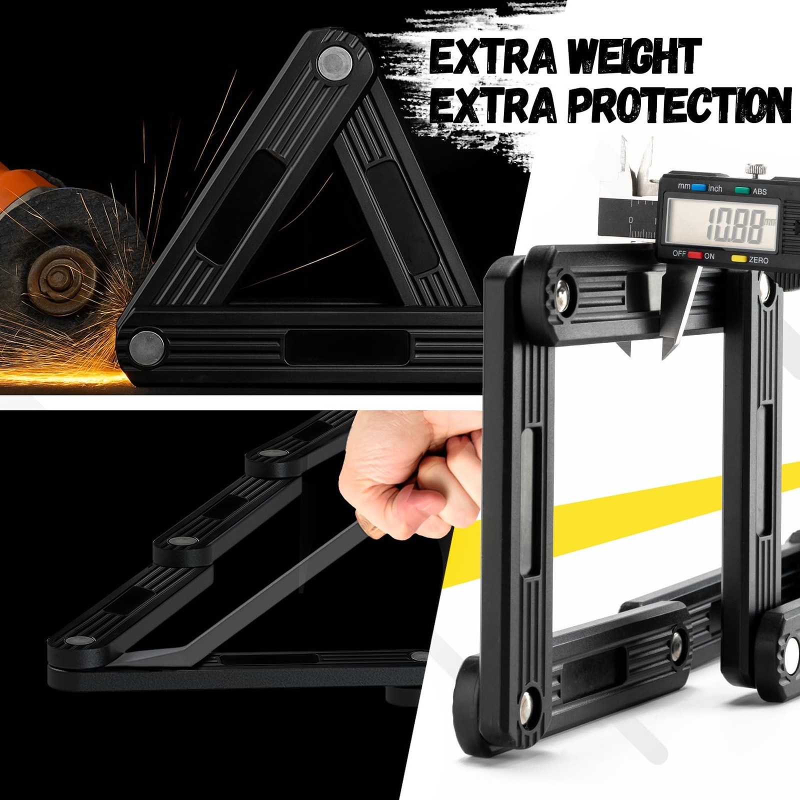 ROCKBROS Folding Bike Lock 3.3 lbs Key Lock Anti-Theft Alloy Steel | Heavy-Du…