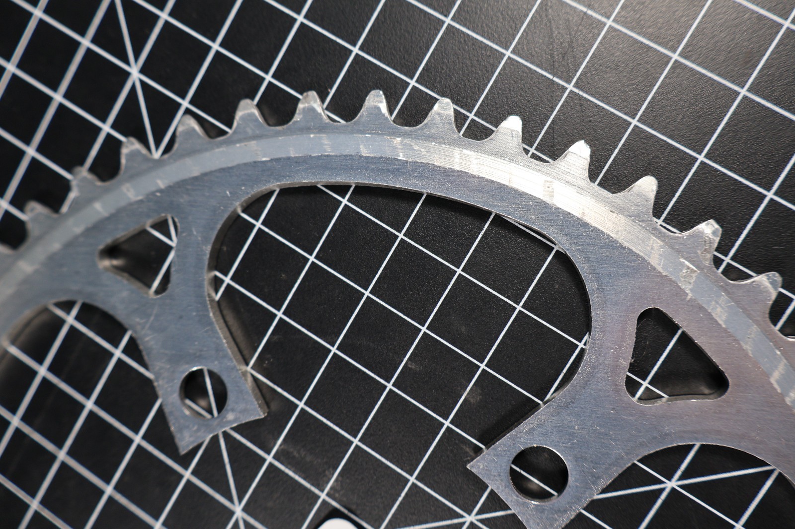 Retro Vintage Sugino 52 Tooth Silver Chainring 110 BCD JAPAN Alloy 5 Arm