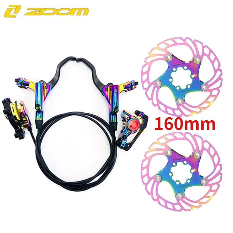 MT200 Mountain Bike Hydraulic Oil Brake Disc Brake Set Front Rear 800mm/1400mm