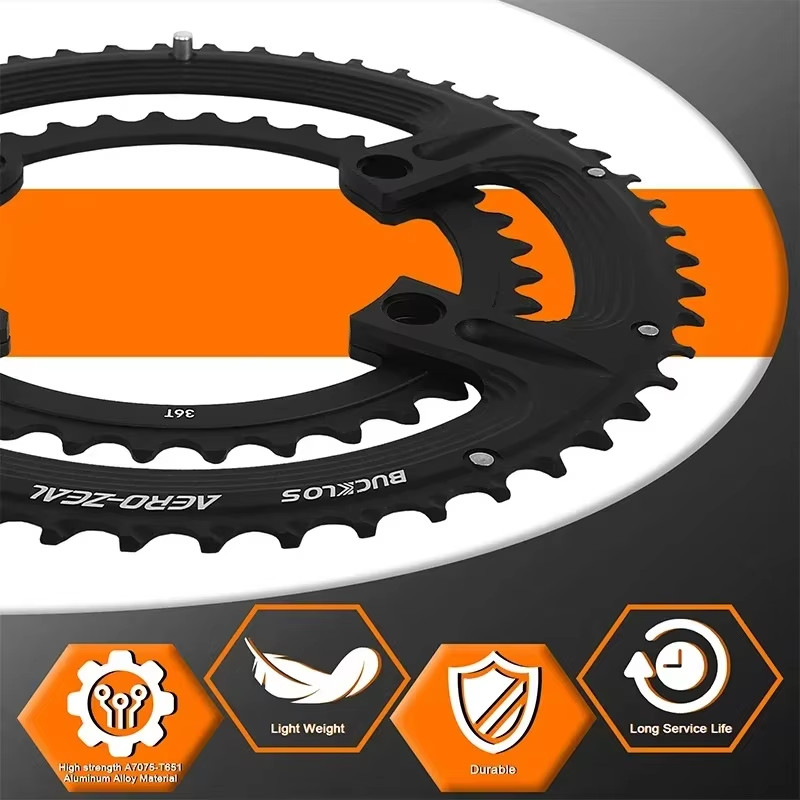 Road Bike Chainring 110 BCD Chainring 4Hole 5Hole 34/36/39/50/52/53T Chainwheel