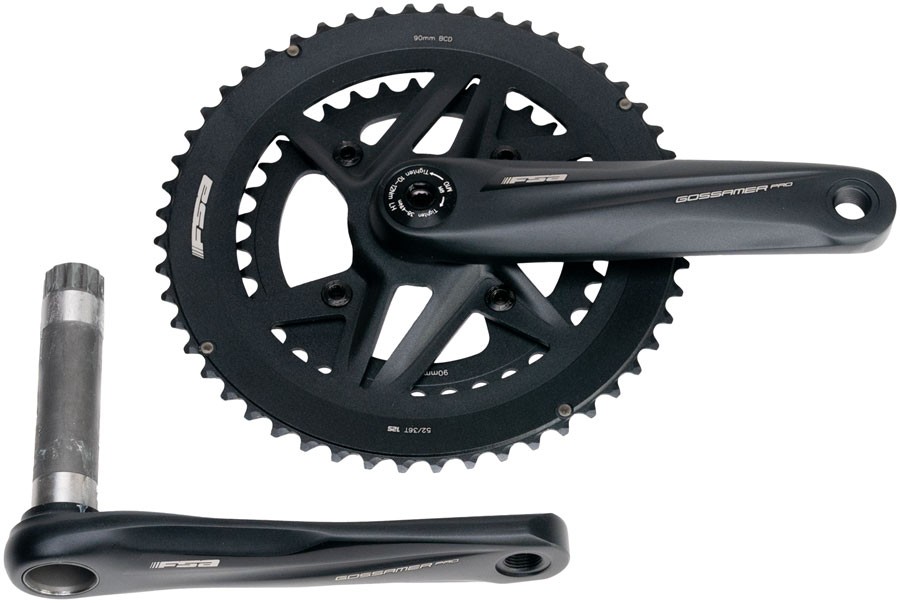 Full Speed Ahead Gossamer Pro 2x Crankset – 165mm, 52/36t, For 12-Speed HG+,