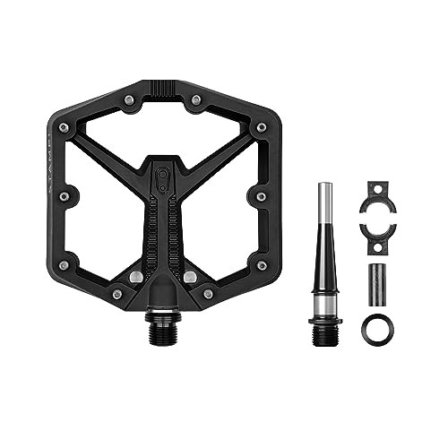 Stamp Flat MTB Pedals – Size-Specific, Lightweight, Large Black Stamp 1 Gen 2