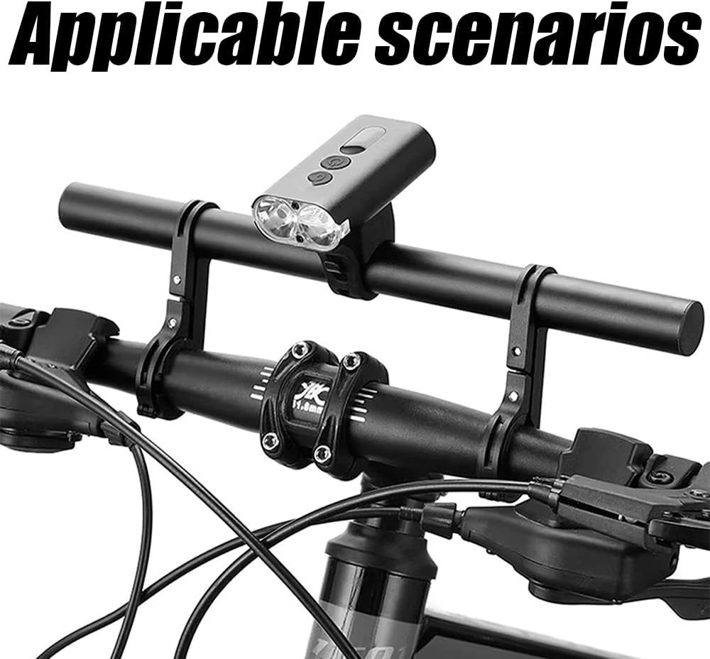 Bike Handlebar Extender, 11.8 Inch Double Bicycle Handlebar Extension Bracket, M