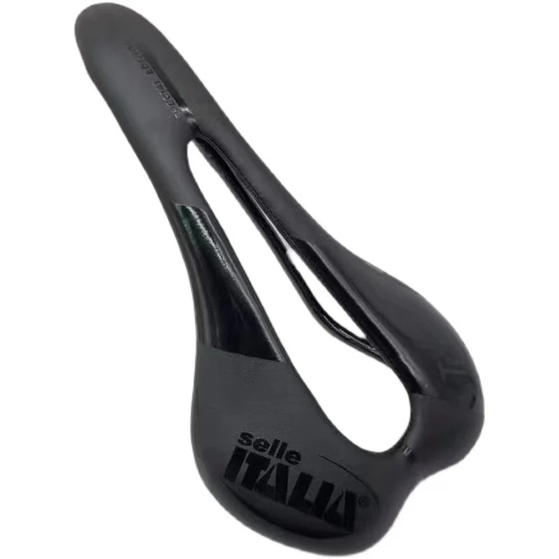 Full Carbon Fiber Bike Saddle Ultralight MTB Road Racing Seat Open Superflow