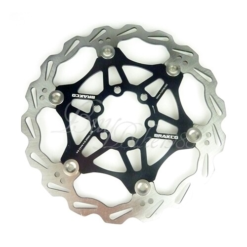 Heat Dissipation Disc Rotor Brake Cycling 160 180 203 mm gold black red blue