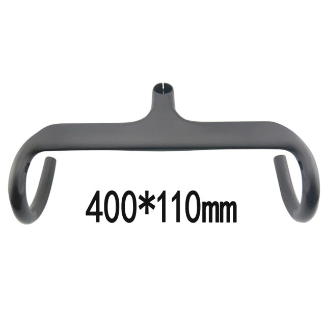 400/420/440mm Bicycle Integrated Handlebar Carbon Fiber Road Bike Drop Bar