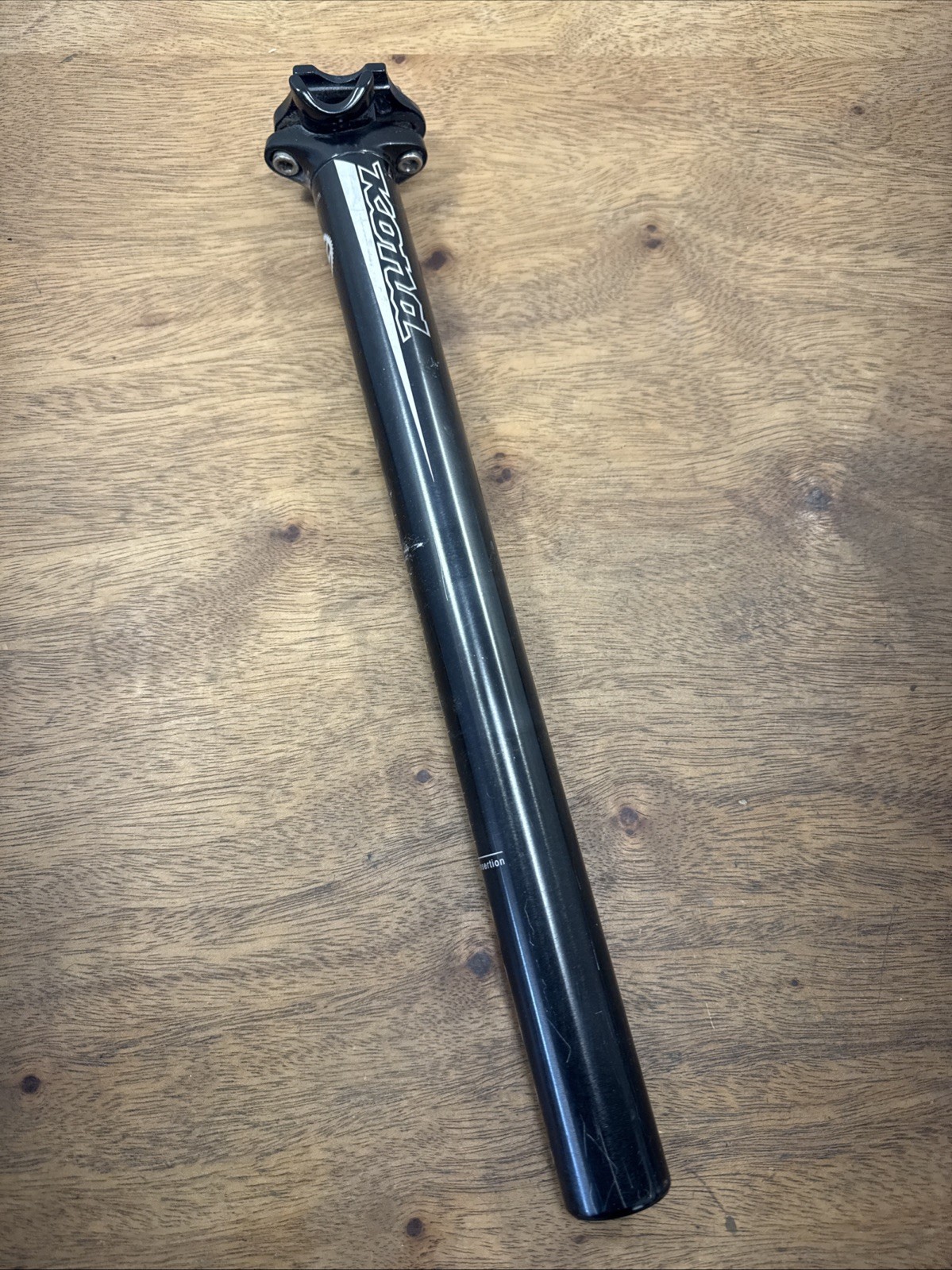 Kona Mountain Gravel Bike Seatpost 31.6mm 375mm Zero Setback Black