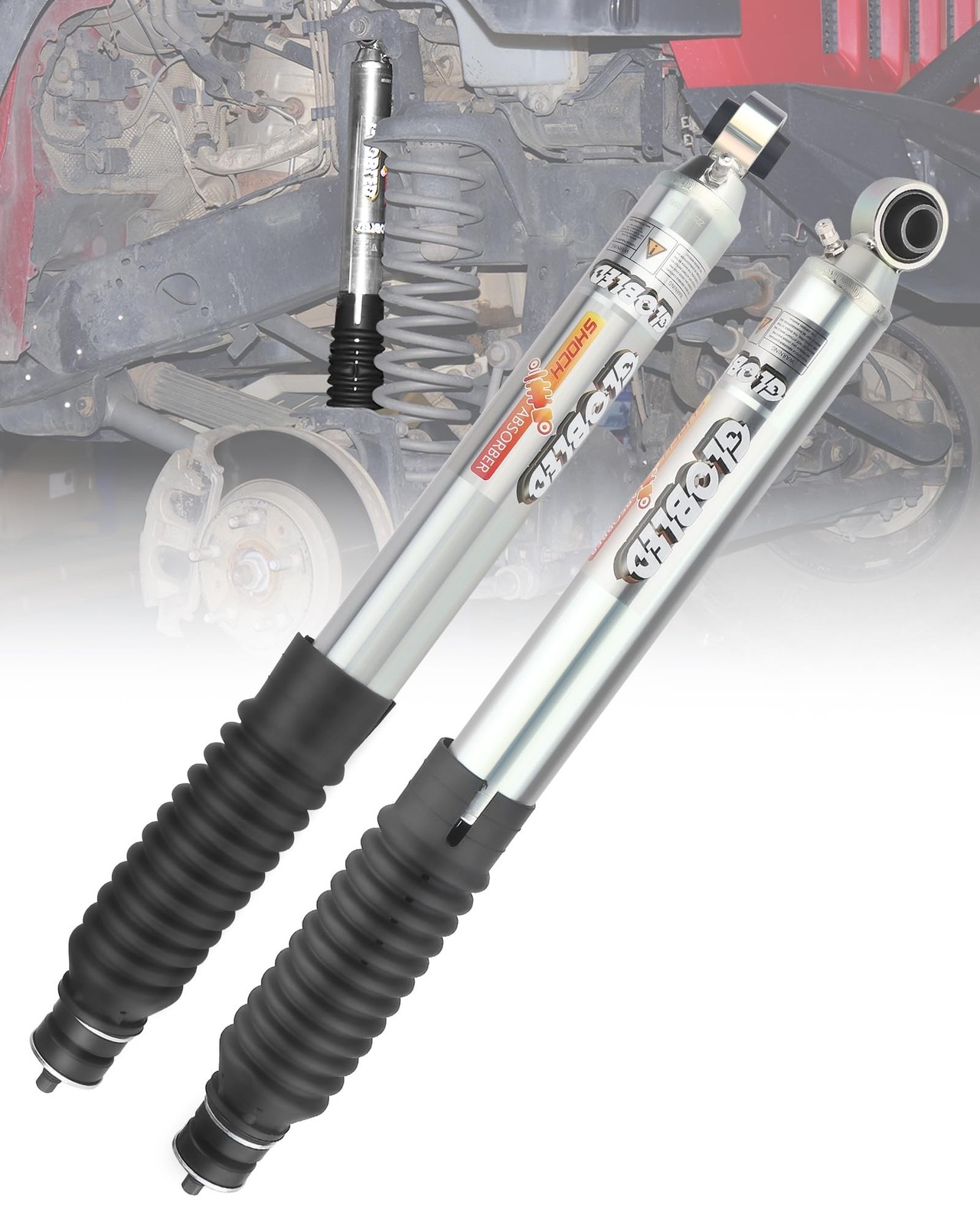 Monotube Gas Shock Front Heavy Duty Shock Absorber Compatible with Dodge Ram,…