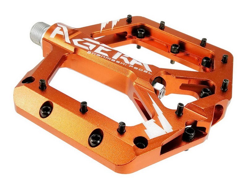 Road MTB Mountain Bike Pedals DU Bearing CNC Aluminum Flat Platform Pedal AGERA