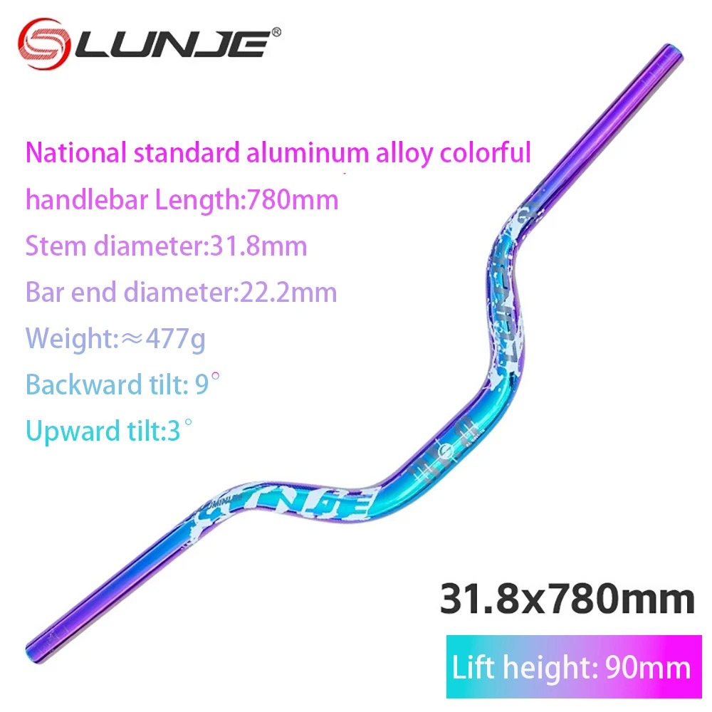 Mountain Bike Handlebar 31.8mm 720 – 780MM MTB Bicycle Riser Flats Handlebars