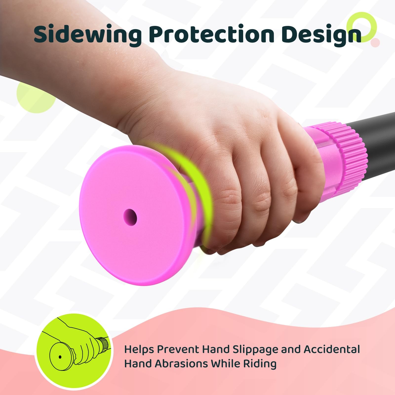 Bike Handlebar Grips, for Kids Girls Boys Bikes, Balance Bikes, Road Bikes an…