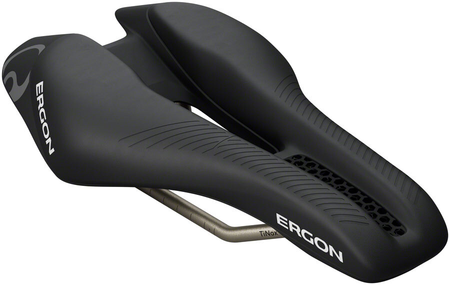 Ergon SR Triathlon Saddle – Womens, Black, Front