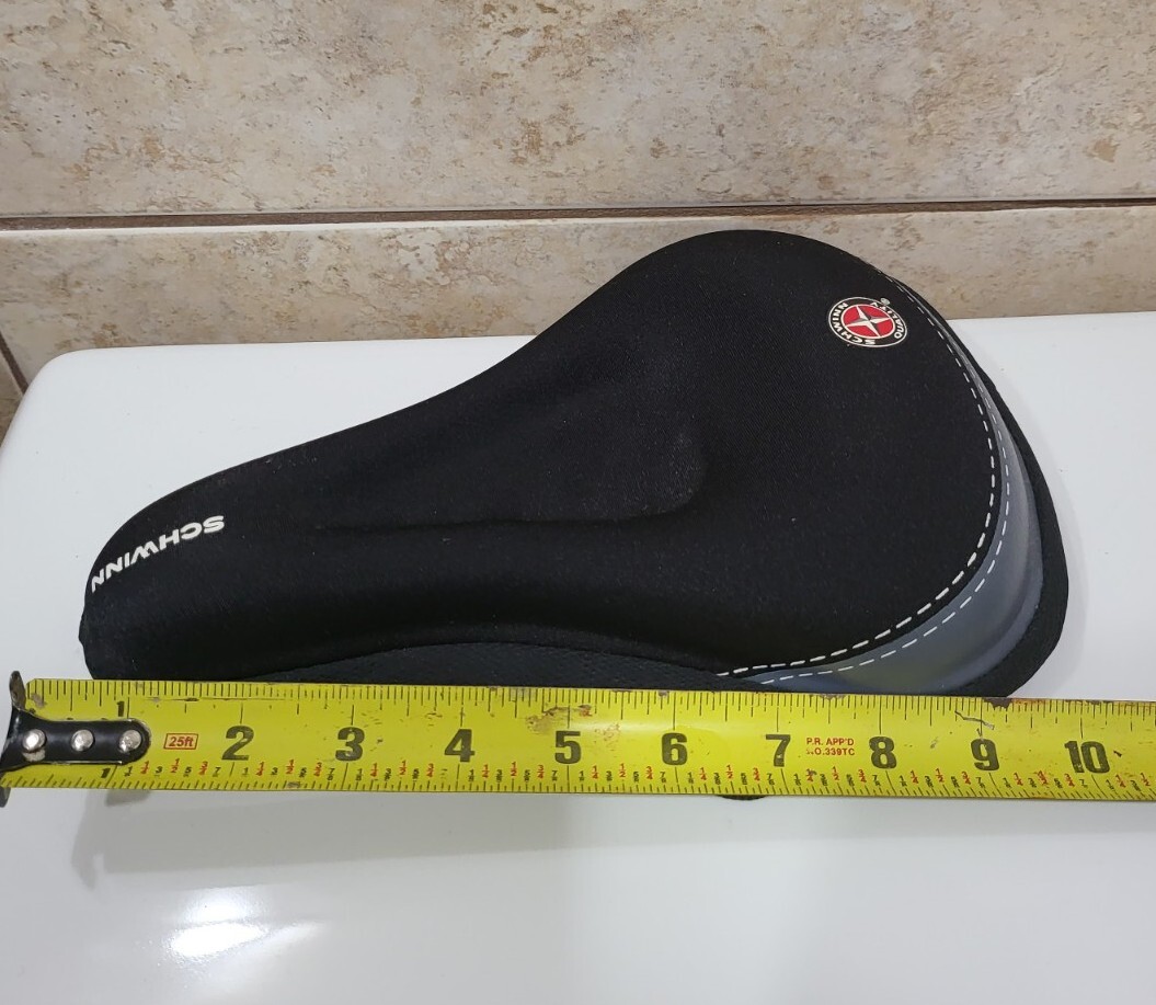 Schwinn Quality Gel Bicycle/Bike Seat Pad Black Adjustable