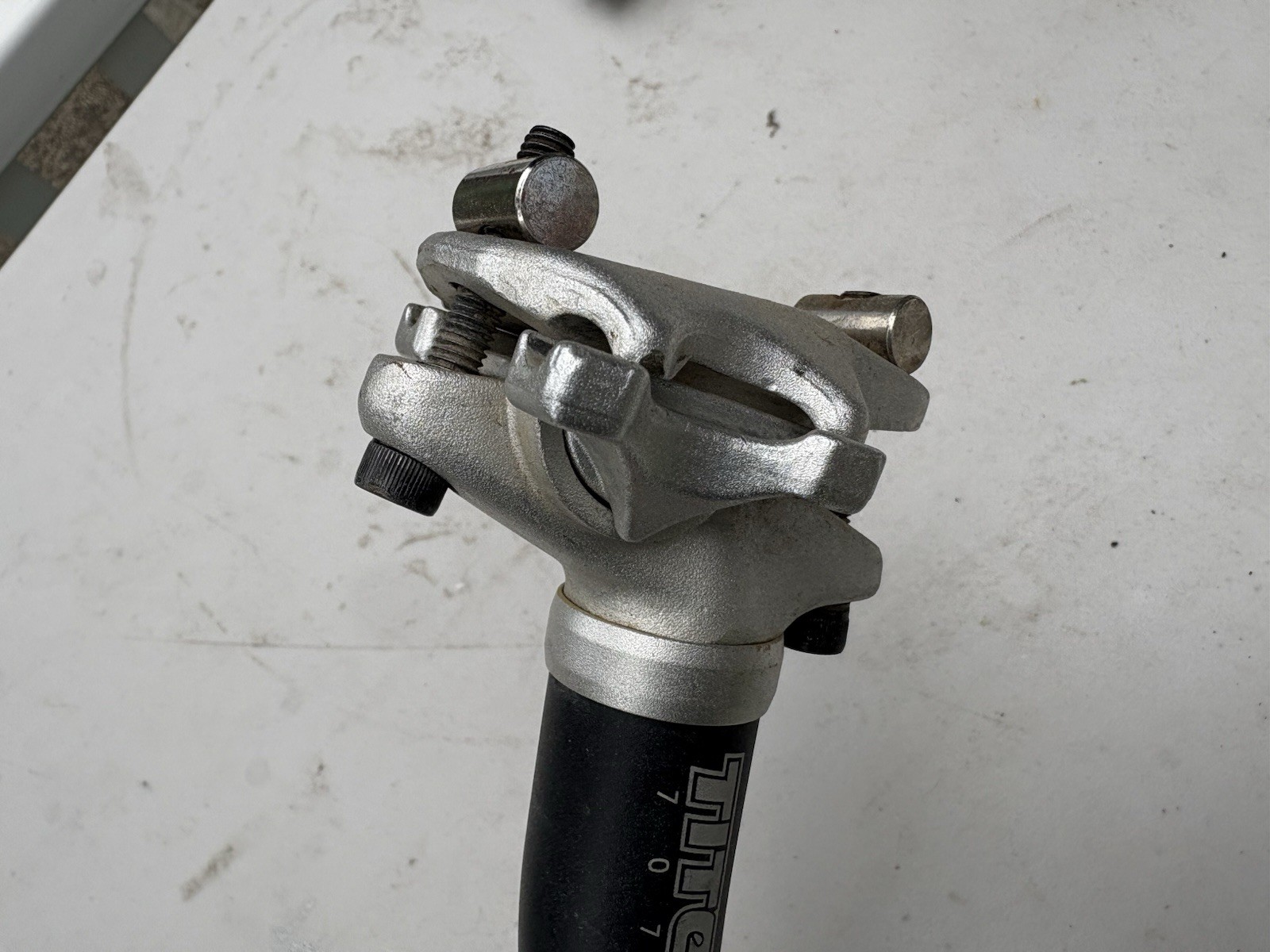 Seat post 27.2mm TITEC S-bend LAYBACK 7075 Saddle seatpost pillar bike part