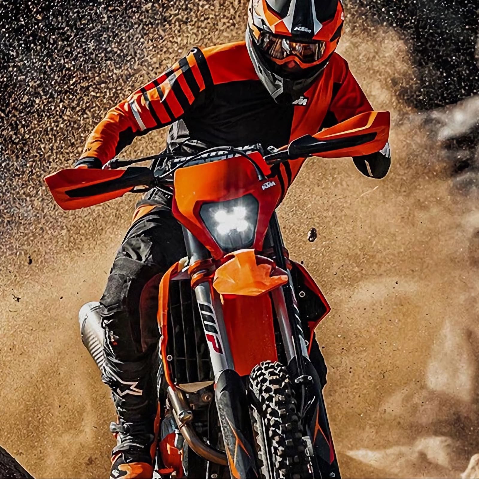 PRO CAKEN Dirt Bike Motorcycle Hand Guards Plastic Bracket