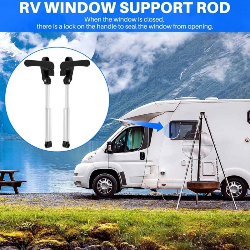 Retractable Support Poles for Campers Marine Window Corrosion Resistant Designs