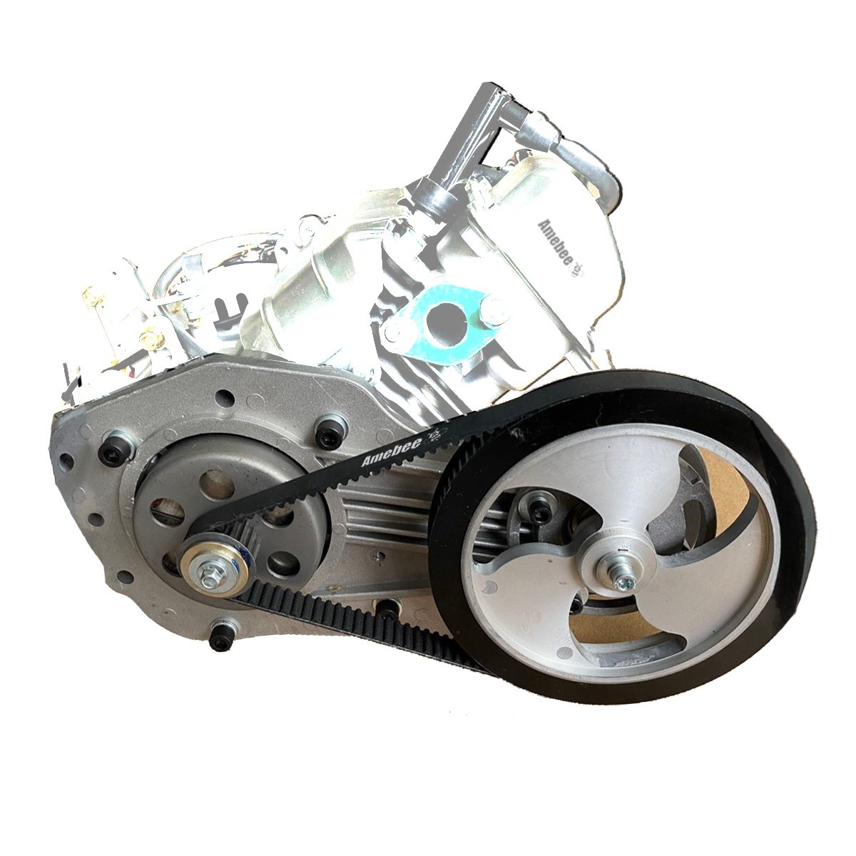 Bike Engine Belt Type Flywheel Shaft Gear Set 5/8″ Bore Core for 4 Stroke Engine