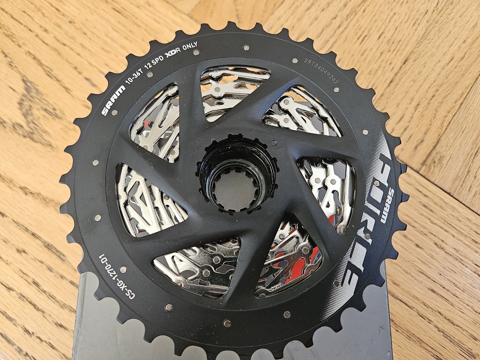 SRAM Force XG-1270 AXS XDR Bike Cassette 12 Speed 10-36T Silver/Black
