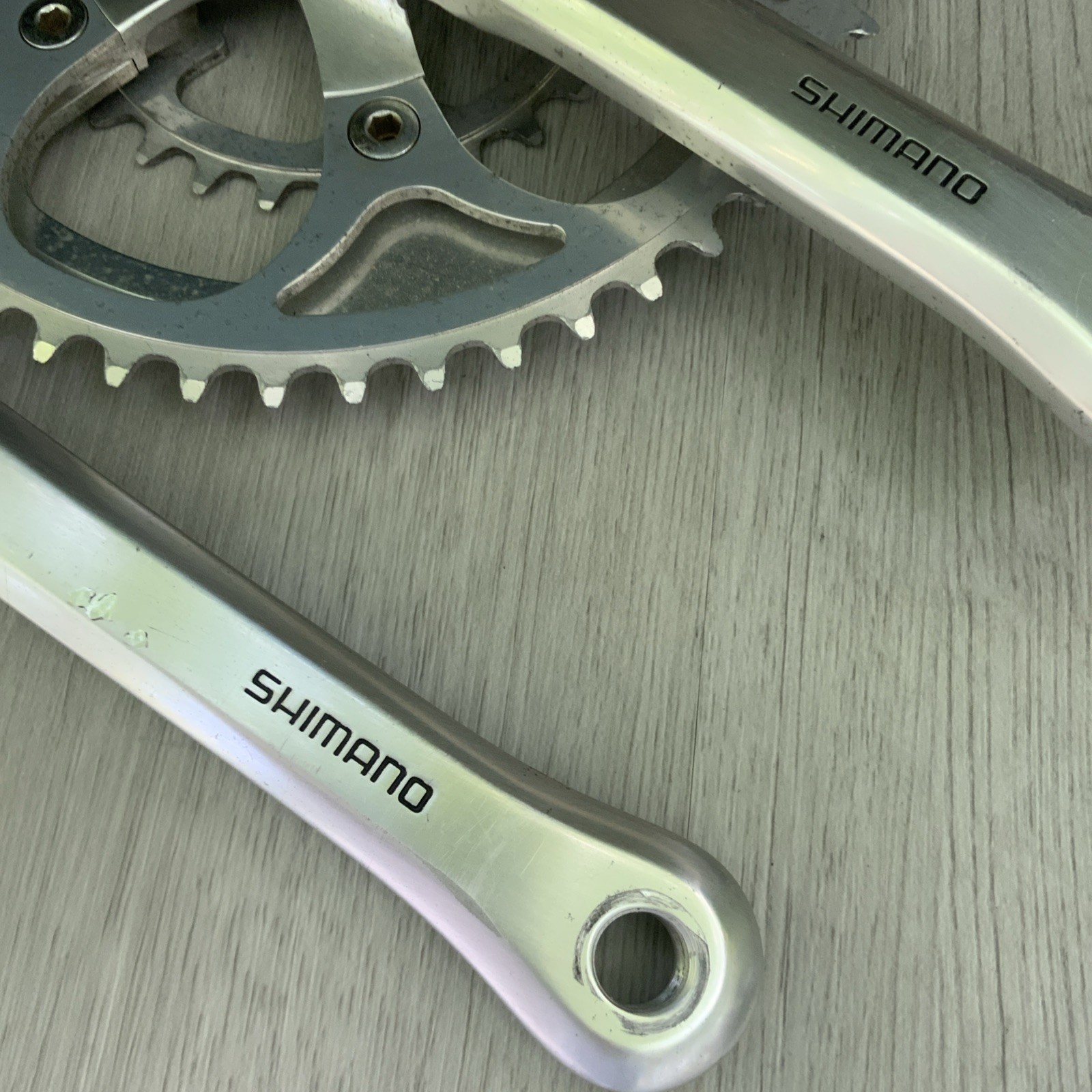 SHIMANO ULTEGRA CRANKSET DOUBLE 6500 53-39 TOOTH 172.5 MM ARMS