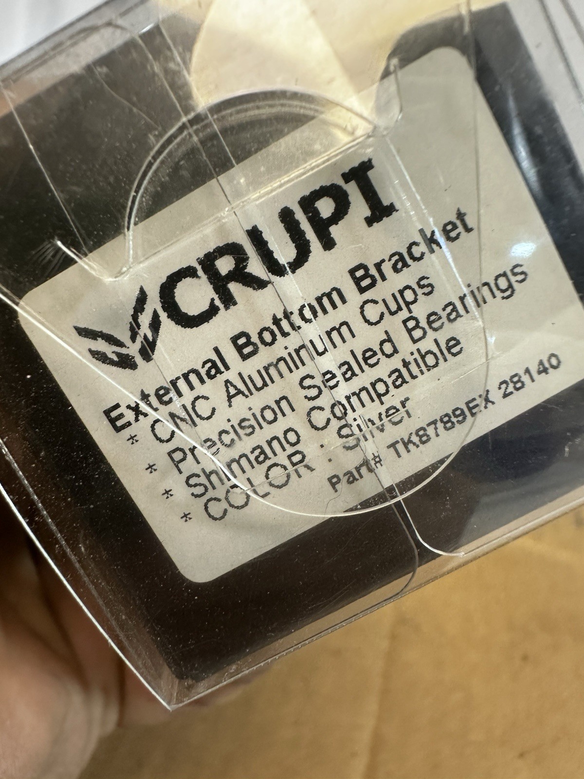 Crupi Tiramic – External BSA 1.37″ x 24T (Blue) fits (68mm or 73mm shell) – New