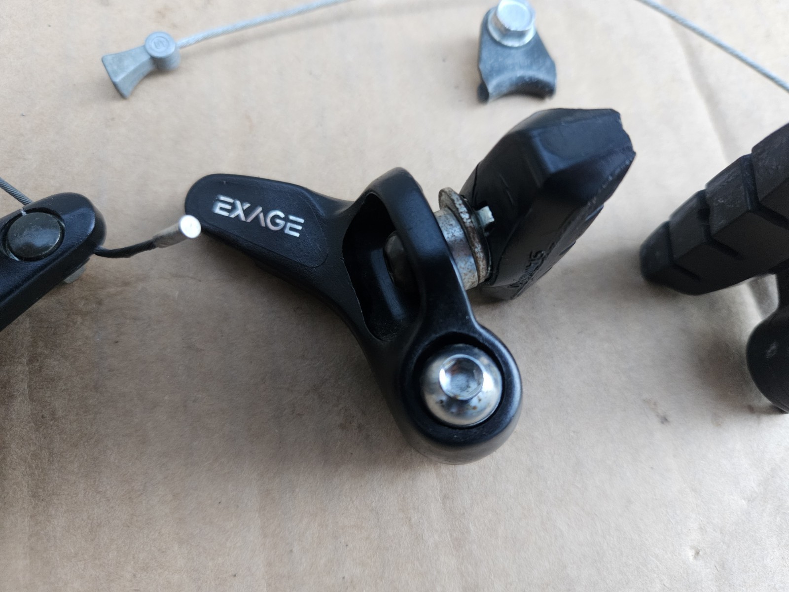 Shimano Exage Cantilever Brakes Front + Rear Set BR-M351 Black Japan low miles