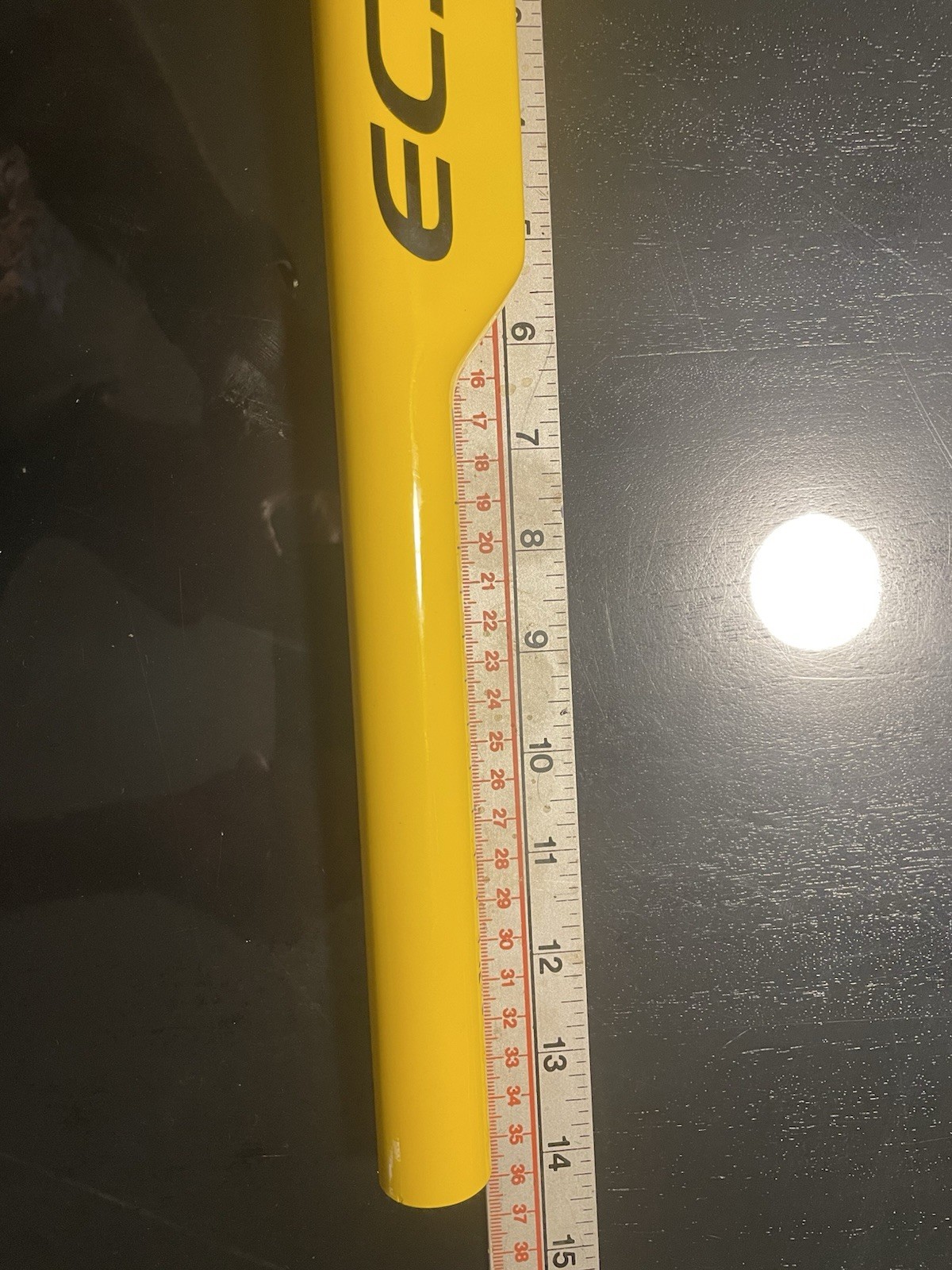 Easton EC90 Carbon Fiber Seatpost Yellow/Black 27.2mm X 350 mm