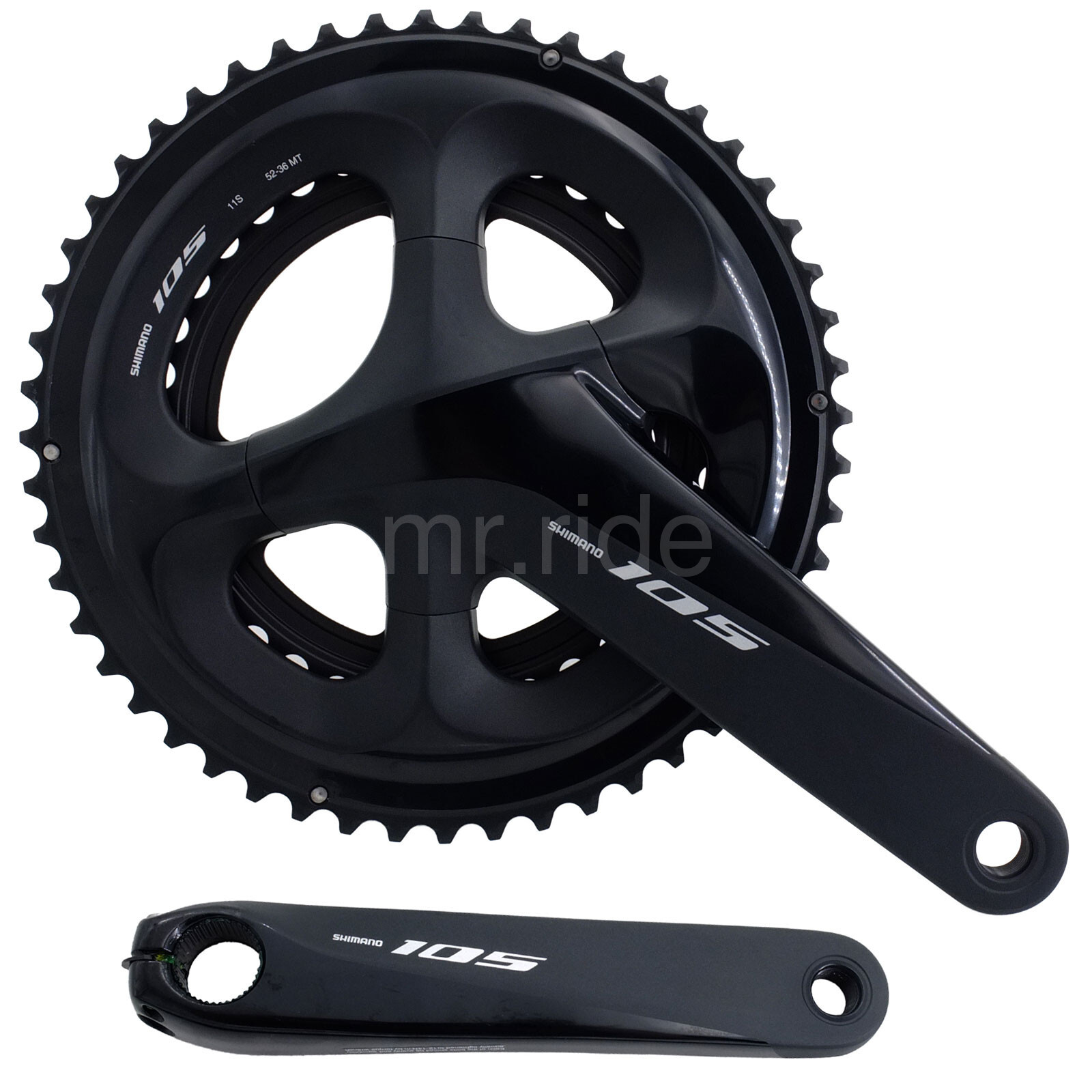 Shimano 105 FC-R7000 Road Bike Crank Set 175mm 52/36t W/ Chainring W/O BB