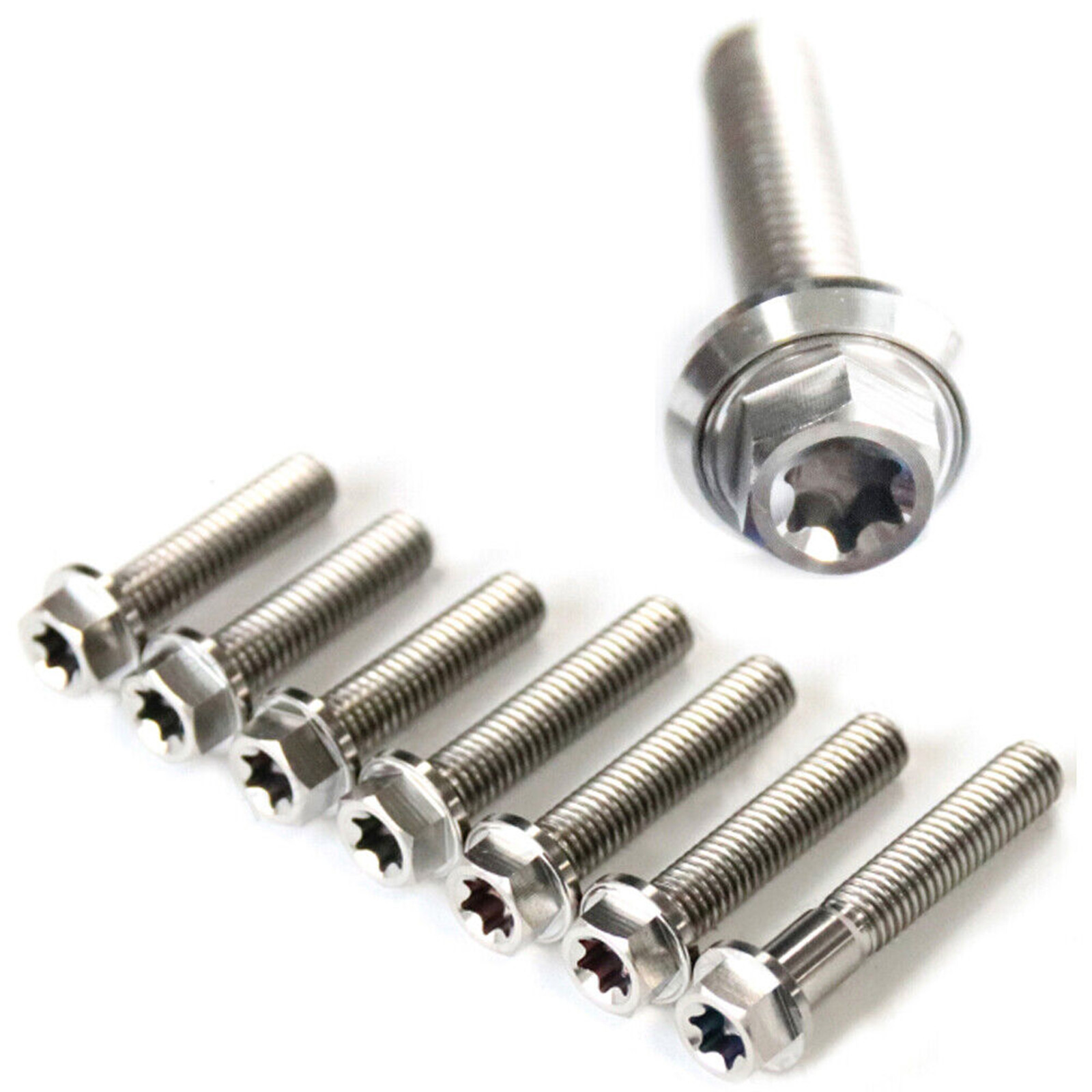 Titanium Hex Washer Screws M6X10-120mm Fastener Bolt Titanium/Gold/Burnt blue